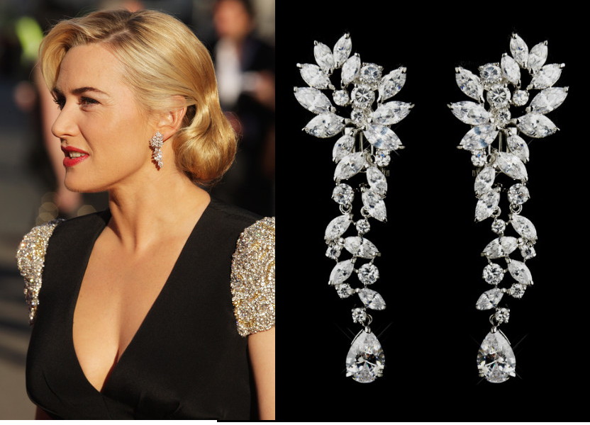 Kate Winslet Earrings Celebrity Replica Jewelry